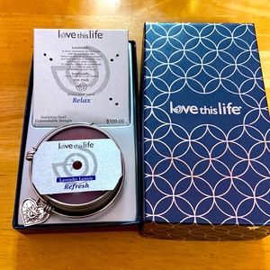 New!! love this life relax stainless steel extendable Bangle bracelet